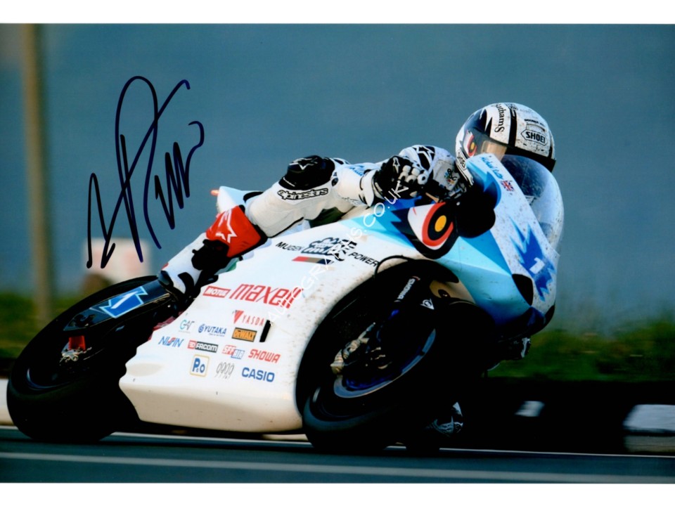 Michael Rutter MotoGP TT etc genuine authentic autograph signed photo. COA UACC Michael Rutter MotoGP TT etc genuine authentic autograph signed photo. COA UACC