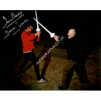 Dave Prowse Darth Vader Star Wars Guinness signed genuine photo. COA UACC