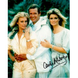 James Bond Carole Ashby signed genuine signature autograph photo. COA UACC