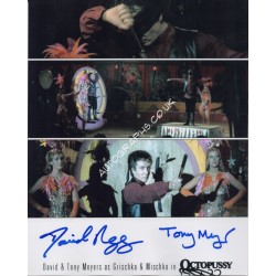 David & Tony Meyer James Bond genuine authentic autograph signed photo. COA UACC