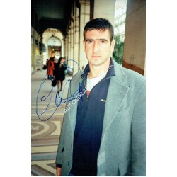 Eric Cantona signed authentic genuine signature. COA UACC