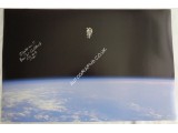 Bruce McCandless Space Walk authentic signed Genuine signature large photo. COA UACC