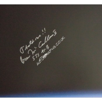 Bruce McCandless Space Walk authentic signed Genuine signature large photo. COA UACC Bruce McCandless Space Walk authentic signed Genuine signature large photo. COA UACC