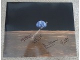Apollo 12 14 15 16 authentic signed Genuine signature poster. COA UACC
