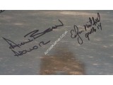 Apollo 12 14 15 16 authentic signed Genuine signature poster. COA UACC