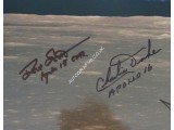Apollo 12 14 15 16 authentic signed Genuine signature poster. COA UACC