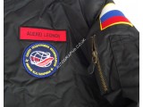 Alexei Leonov First Space Walk authentic signed Genuine signature flight jacket. COA UACC Alexei Leonov First Space Walk authentic signed Genuine signature flight jacket. COA UACC