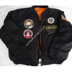 Fred Haise Apollo 13  authentic signed Genuine signature flight jacket. COA UACC