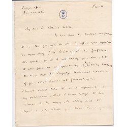 Lord Rosebery PM Politics genuine signed authentic autograph letter. COA UACC