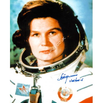 Valentina Tereshkova space Russia genuine signed authentic signature photo. COA UACC