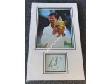 Novak Djokovic tennis signed genuine signature autograph display. COA UACC