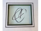 Novak Djokovic tennis signed genuine signature autograph display. COA UACC