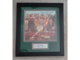 Peter Blake Sgt Pepper authentic signed signature autograph display. COA UACC Peter Blake Sgt Pepper authentic signed signature autograph display. COA UACC