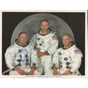 Neil Armstrong Apollo 11 space genuine authentic autograph signed litho.. COA UACC