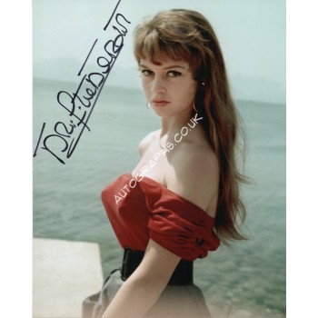 Brigitte Bardot sexy genuine authentic autograph signed photo. COA UACC
