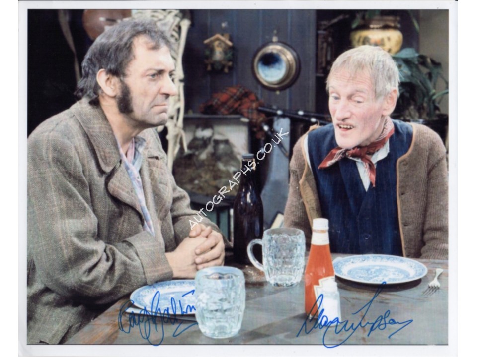 Steptoe & Son Galton Simpson genuine signed authentic signature photo. COA UACC