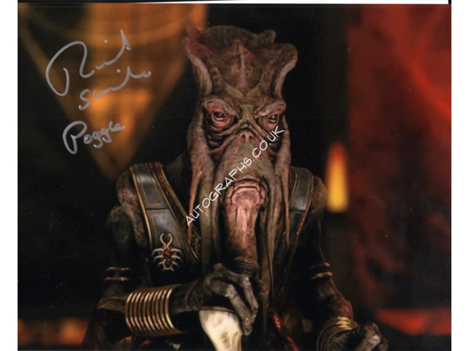 Richard Stride Star Wars authentic genuine signature signed photo. COA UACC