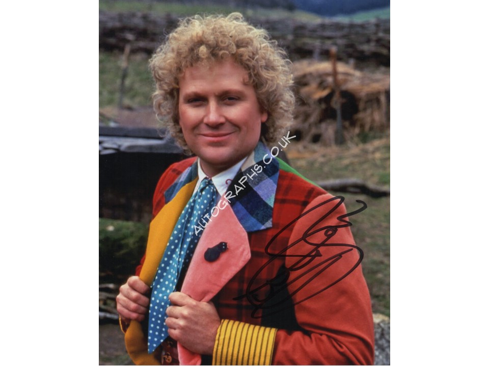 Colin Baker Doctor Who authentic genuine signed photo 4. COA UACC Colin Baker Doctor Who authentic genuine signed photo 4. COA UACC