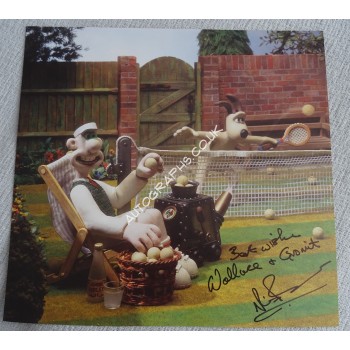Nick Park Wallace and Gromit authentic genuine signed image. COA UACC
