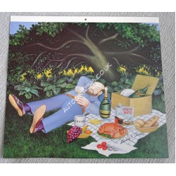 Beryl Cook artist authentic genuine signed image. COA UACC