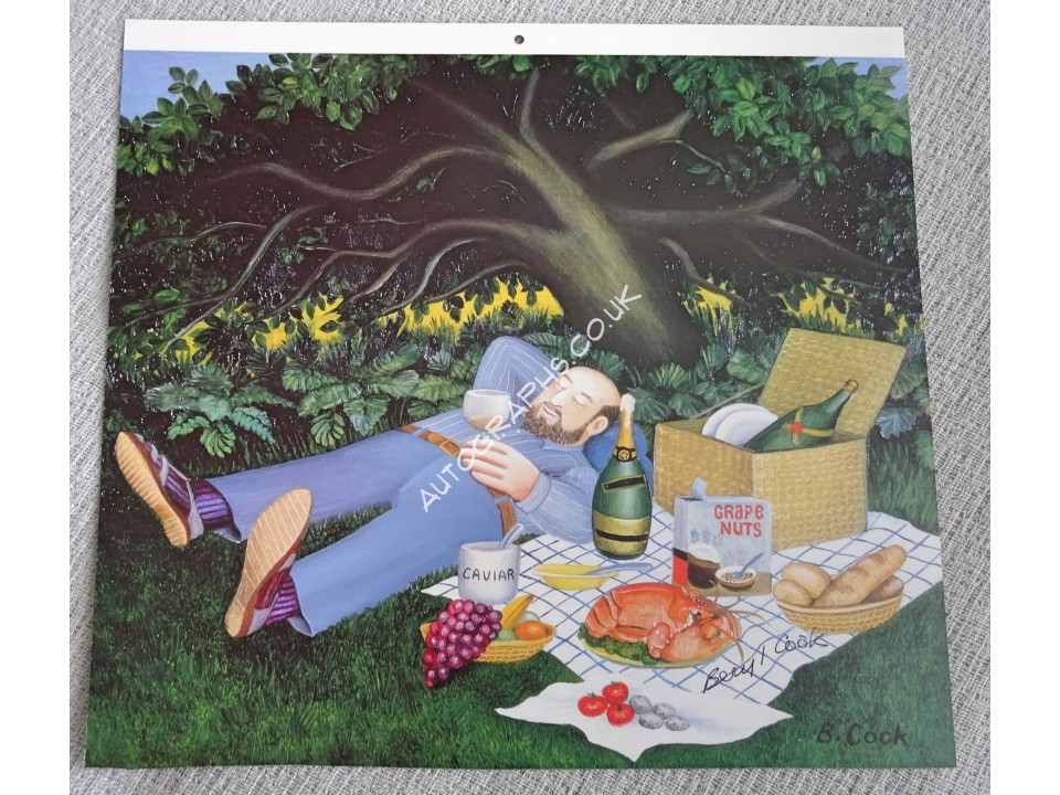 Beryl Cook artist authentic genuine signed image. COA UACC Beryl Cook artist authentic genuine signed image. COA UACC