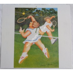 Beryl Cook artist authentic genuine signed image 3. COA UACC