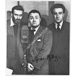 Spike Milligan Goons authentic genuine signed image. COA UACC