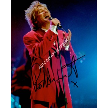 Rod Stewart Faces etc authentic genuine signed image. COA UACC