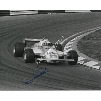 Mario Andretti F1 Indy authentic genuine signed image. COA UACC