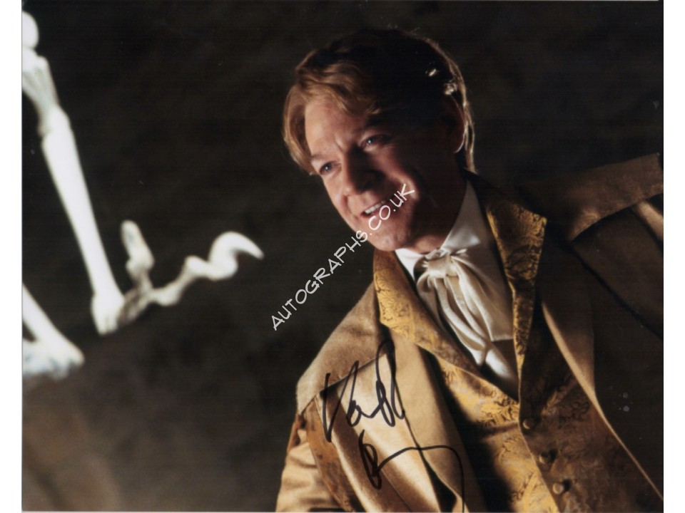 Kenneth Branagh genuine signed authentic signature photo. COA UACC