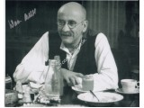 Warren Mitchell Alf Garnet genuine signed authentic signature photo. COA UACC