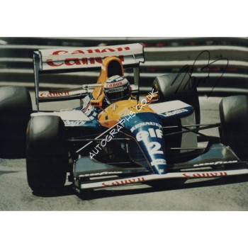 Alain Prost Williams F1 signed authentic autograph photo 2. COA UACC
