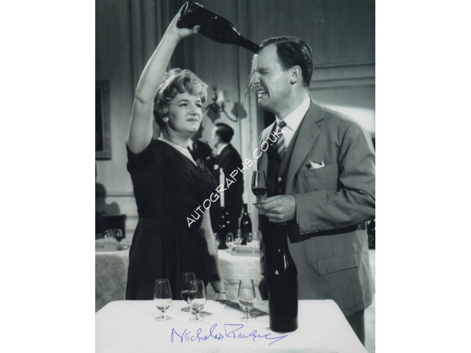 Nicholas Parsons Carry On authentic genuine signed photo. COA UACC