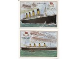 RMS Titanic authentic signed autograph postcards Survivor Millvina Dean. COA UACC