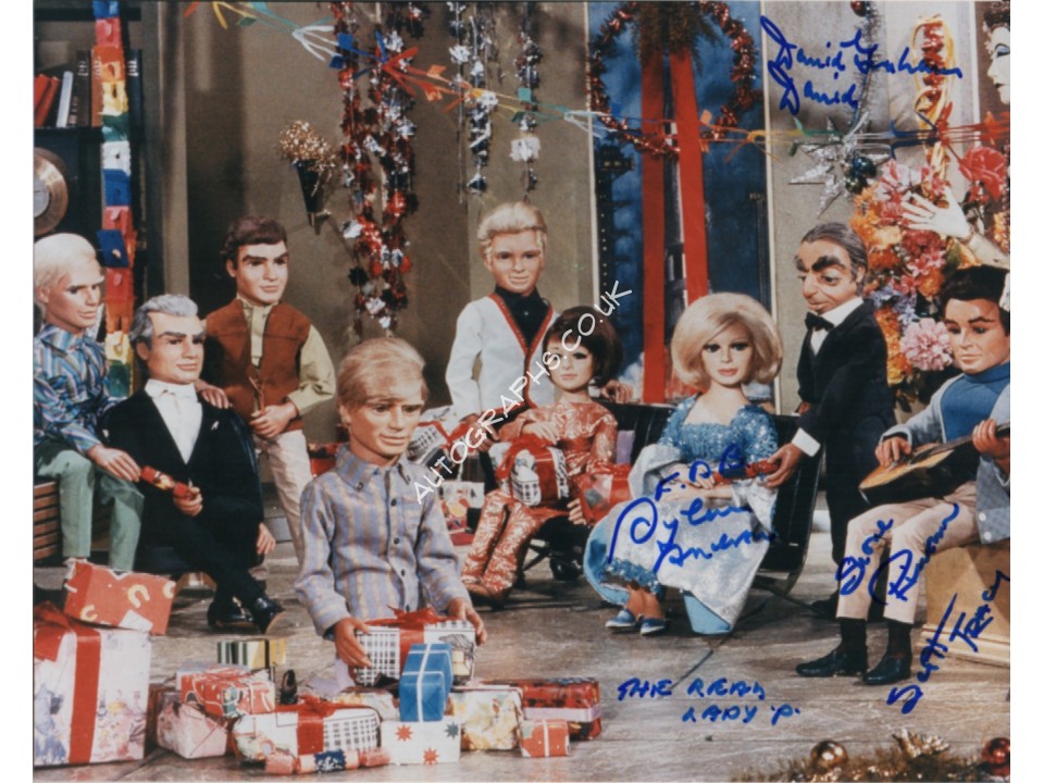 Thunderbirds Rimmer Sylvia Anderson genuine signed authentic signature photo. COA UACC
