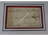 Lord Palmerston Prime Minister genuine authentic signed Free Front photo display. COA UACC Lord Palmerston Prime Minister genuine authentic signed Free Front photo display. COA UACC