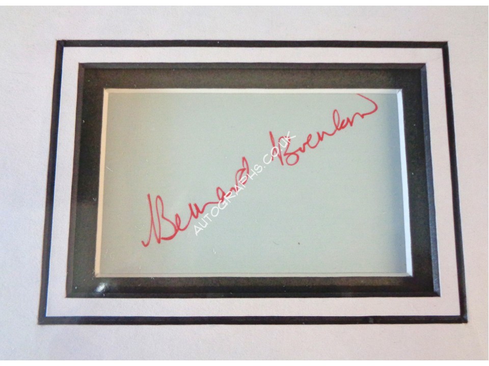 Bernard Bresslaw Carry On signed authentic genuine signature autograph. COA UACC Bernard Bresslaw Carry On signed authentic genuine signature autograph. COA UACC