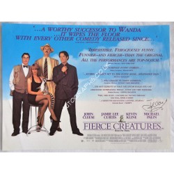 John Cleese signature authentic genuine signed autograph poster. COA UACC