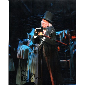 Tommy Steele Scrooge authentic genuine signed autograph photo. COA UACC