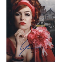 Isla Fisher sexy authentic genuine signed autograph photo. COA UACC