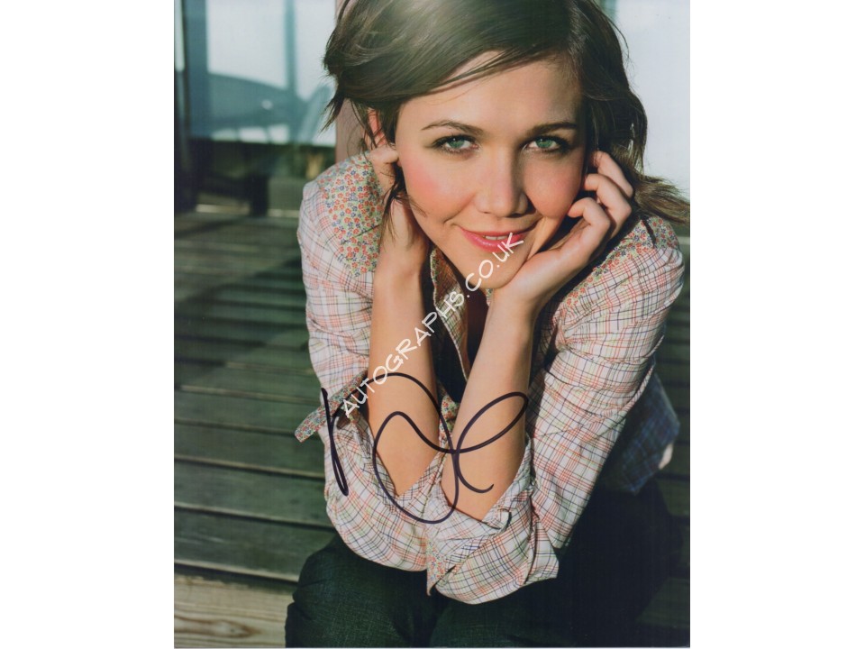 Maggie Gyllenhaal authentic genuine signed autograph photo. COA UACC