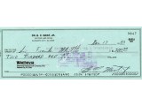 WW2 Frank Whittle Jet Engine genuine authentic signed autograph cheque. COA UACC
