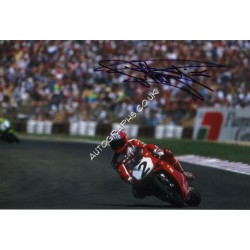 Carl Fogarty Superbikes TT authentic signed autograph photo. COA UACC