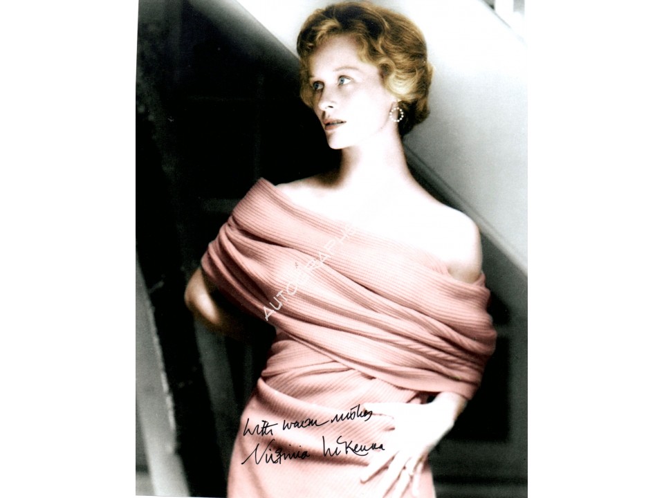 Virginia McKenna genuine signed authentic autograph photo. COA UACC