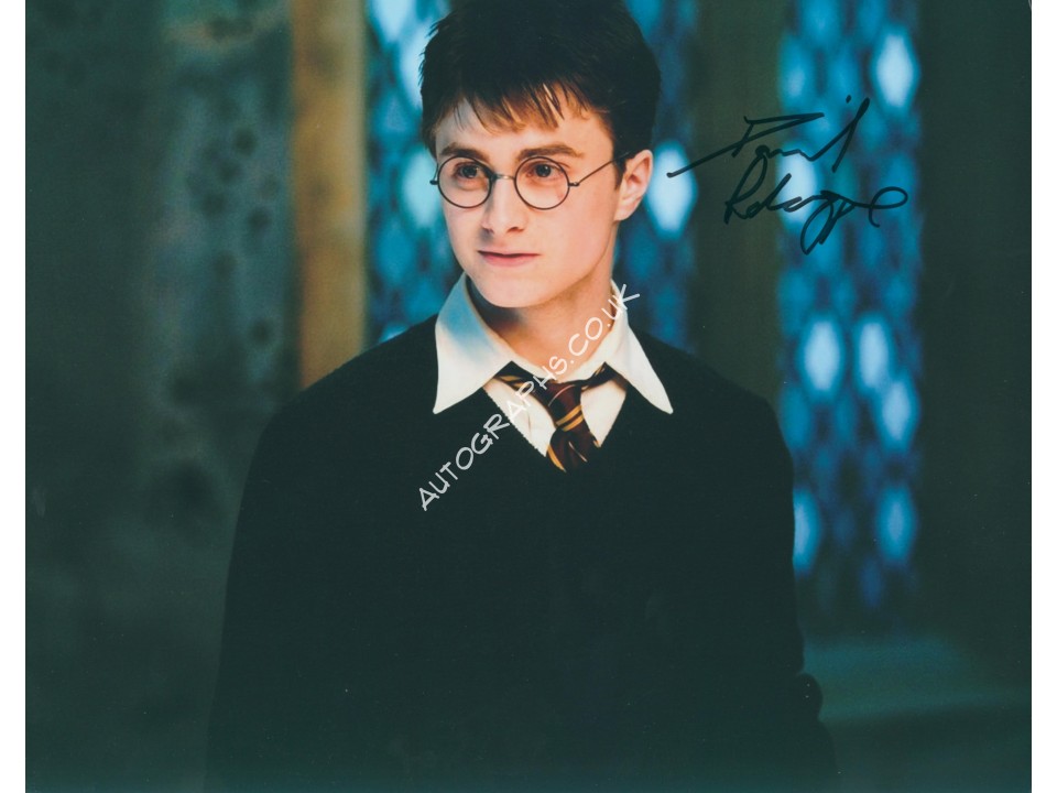 Daniel Radcliffe genuine authentic signed autographs. COA UACC