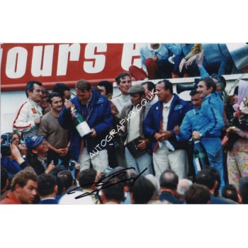 Dan Gurney Ford LeMans genuine signed authentic signature photo. COA UACC
