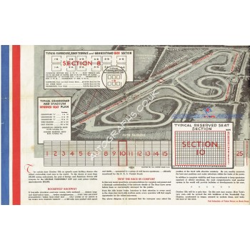 Jean Pierre Wimille Signed Invitation Fold Out 1936