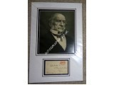 William Ewart Gladstone PM genuine signed autograph signature display.. COA UACC William Ewart Gladstone PM genuine signed autograph signature display.. COA UACC