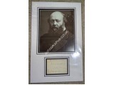 Lord Salisbury PM genuine signed autograph signature display.. COA UACC