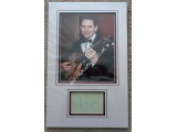 lonnie Donegan Skiffle King genuine signed autograph signature display.. COA UACC